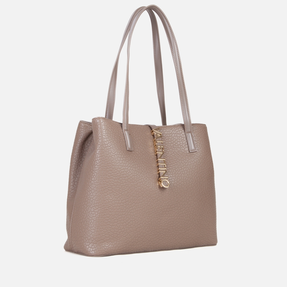 Valentino Zeno Faux Leather Croc-Effect Shopping Bag