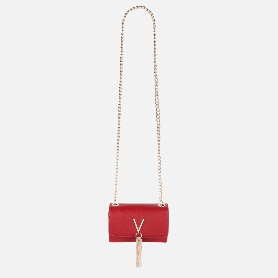 Valentino Women s Brass Pochette Bag Rosso Scuro