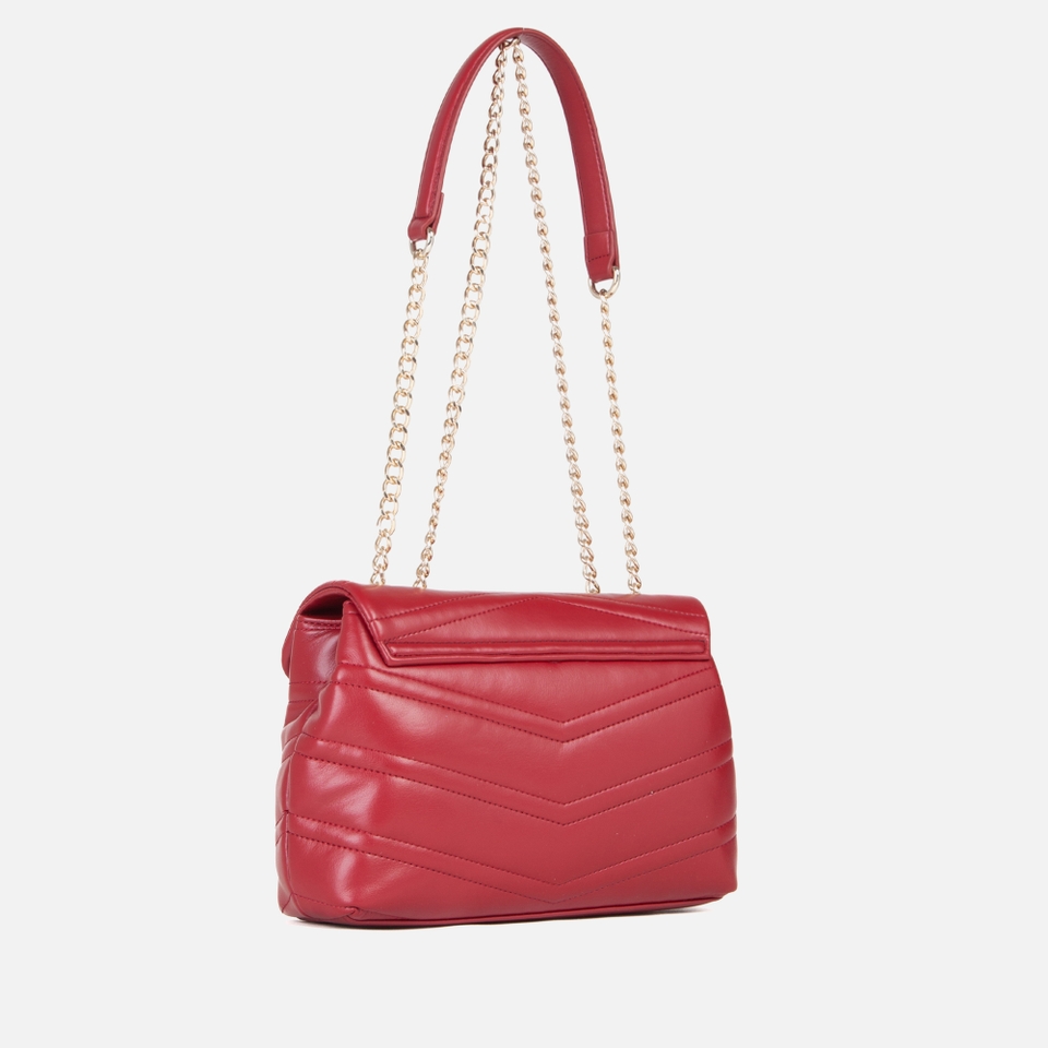 Valentino Privilege Flap Bag - Rosso Scuro
