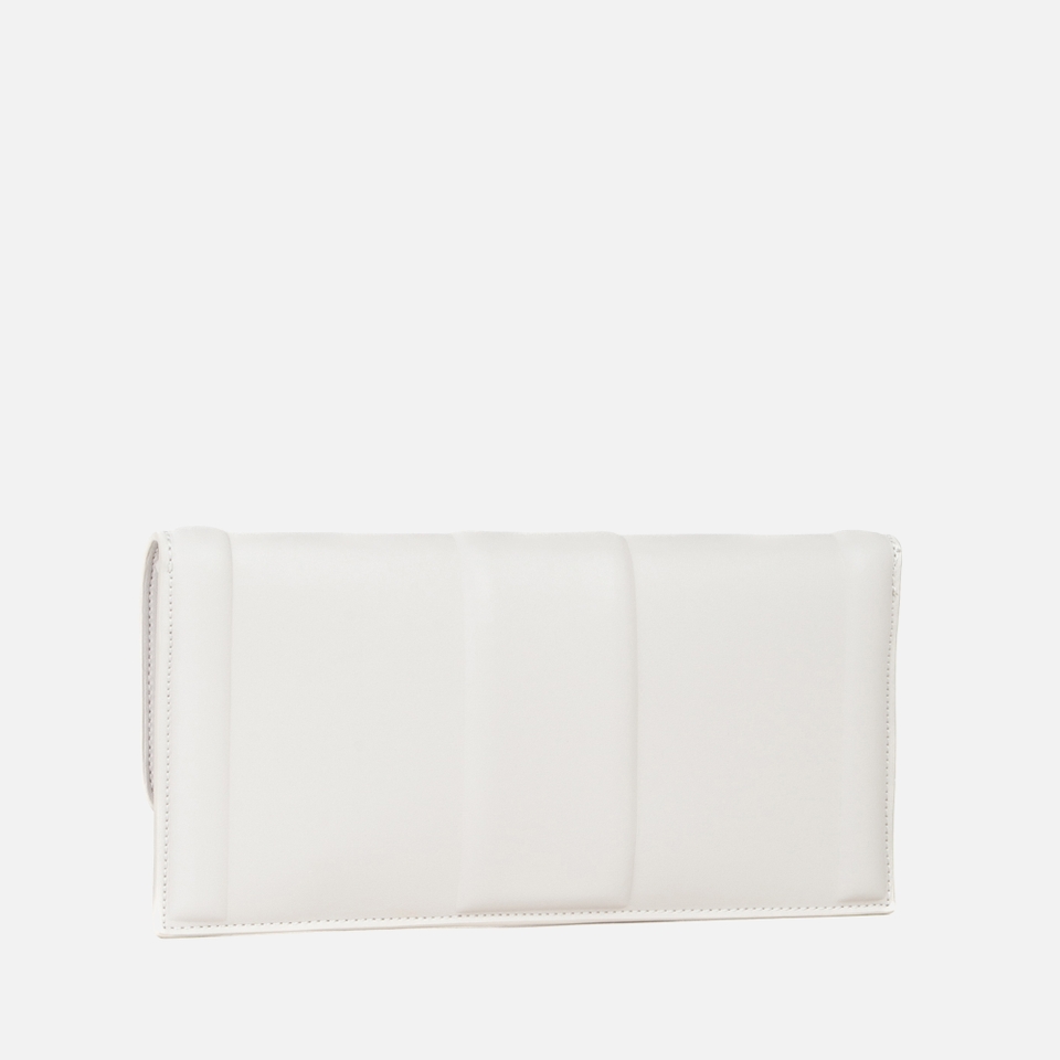 Valentino Brass Faux Leather Pochette Bag
