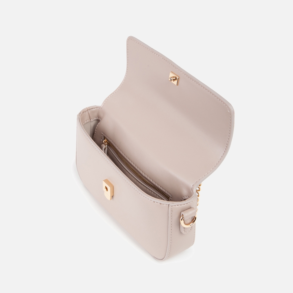 Valentino Nammos Re Faux Leather Flap Bag