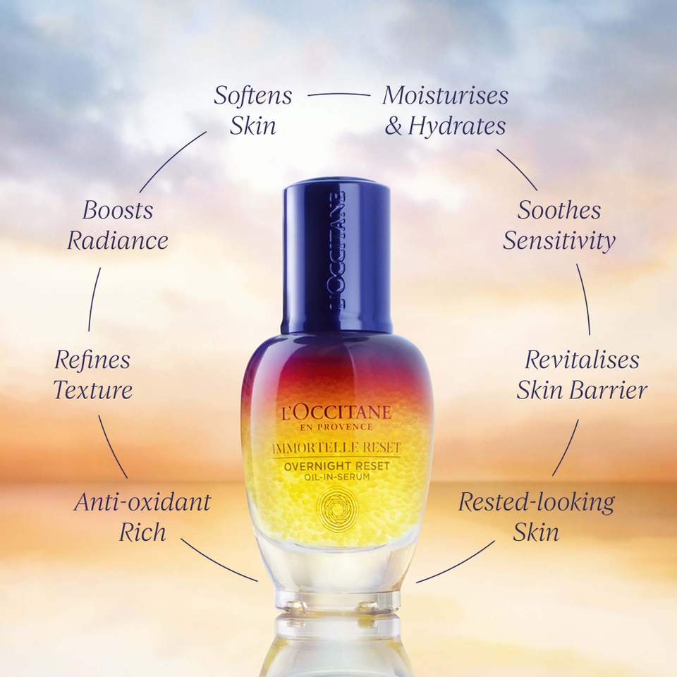 Immortelle Overnight Reset Oil-in-Serum | L'Occitane en Provence