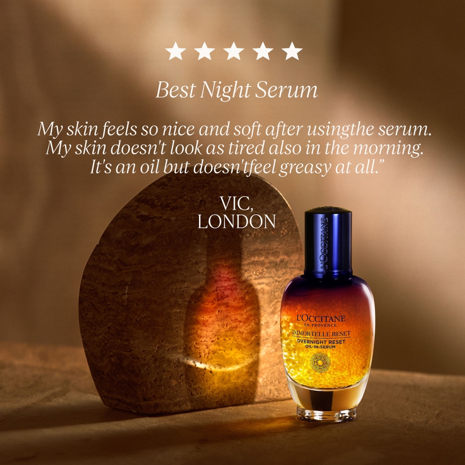 L'Occitane Overnight Reset Serum 30ml | LOOKFANTASTIC