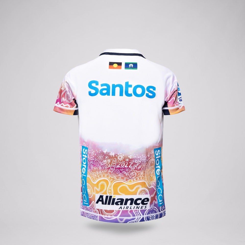 KIDS 2025 QLD REDS INDIGENOUS JERSEY ASSORTED