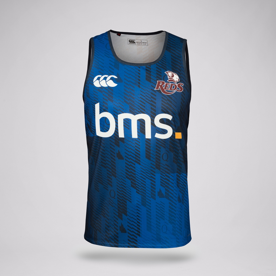 MENS 2025 QLD REDS TRAINING SINGLET