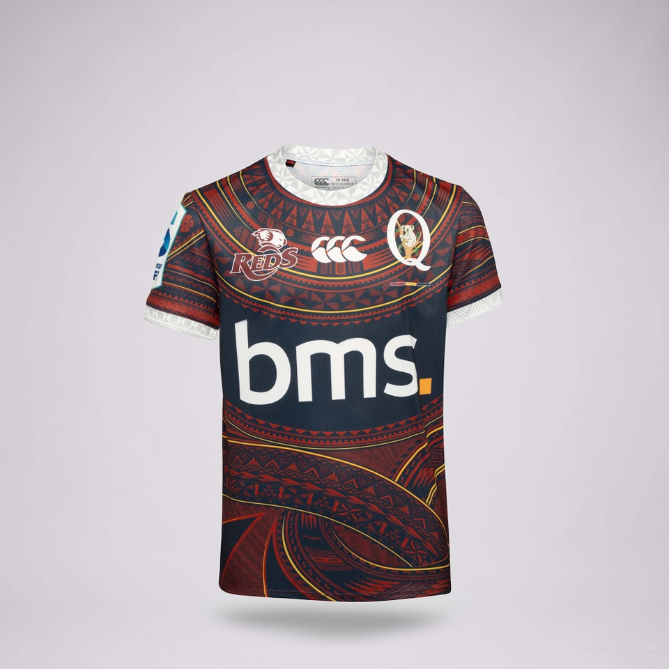 KIDS 2025 QLD REDS PASIFIKA WARM UP TOP