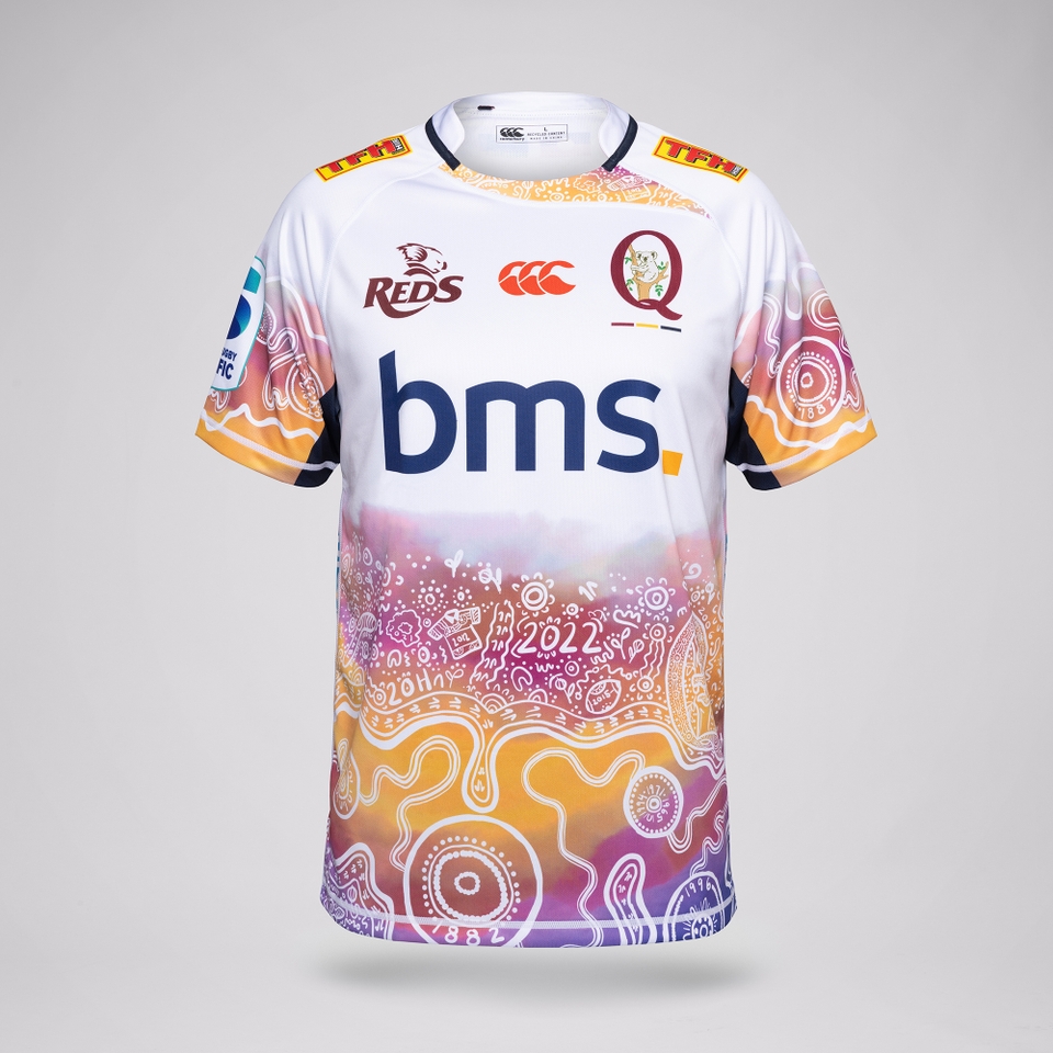 MENS 2025 QLD REDS INDIGENOUS JERSEY ASSORTED