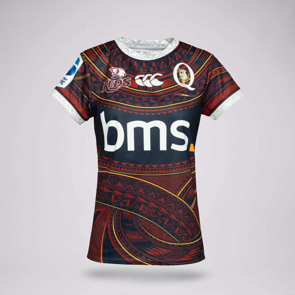 WOMENS 2025 QLD REDS PASIFIKA WARM UP TOP