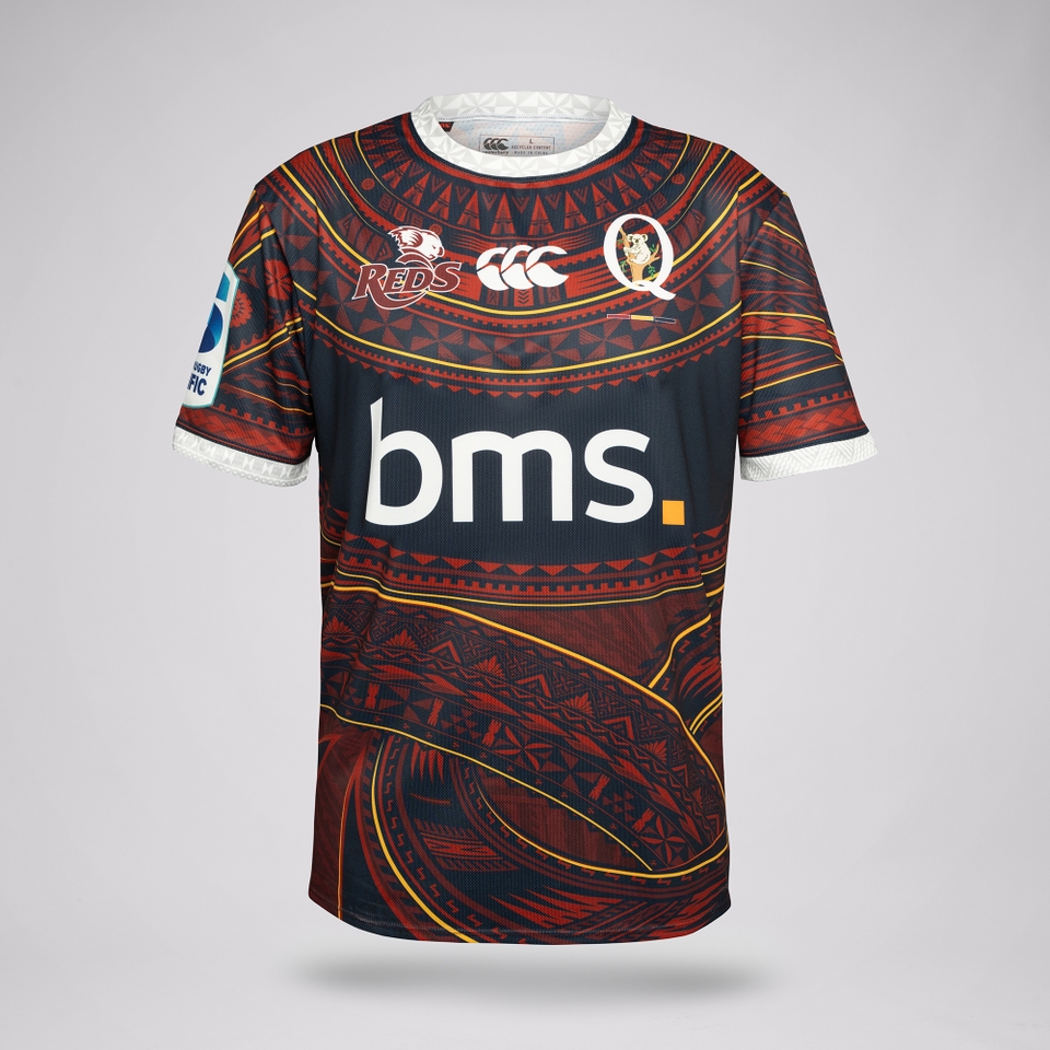 MENS 2025 QLD REDS PASIFIKA WARM UP TOP