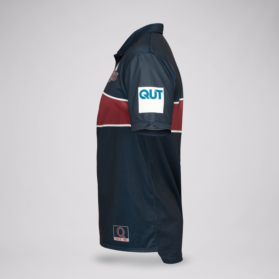 MENS 2025 QLD REDS MEDIA POLO