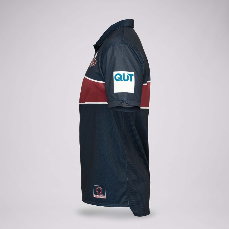 MENS 2025 QLD REDS MEDIA POLO