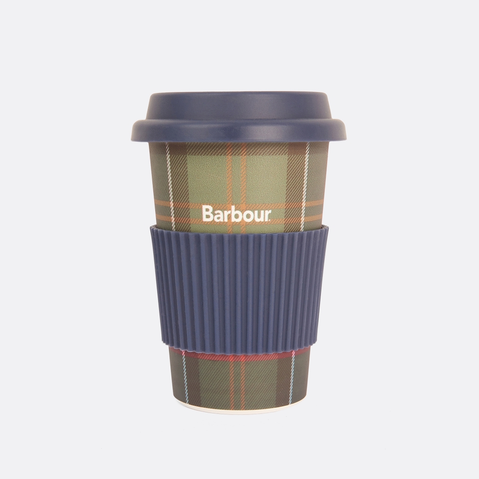 Barbour Knitted Hat and Travel Mug Gift Set