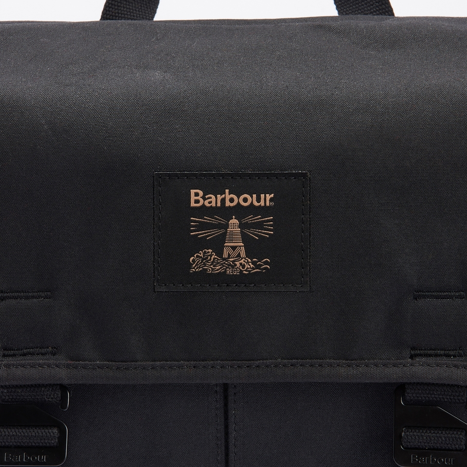 Barbour Field Waxed Canvas Messenger Bag