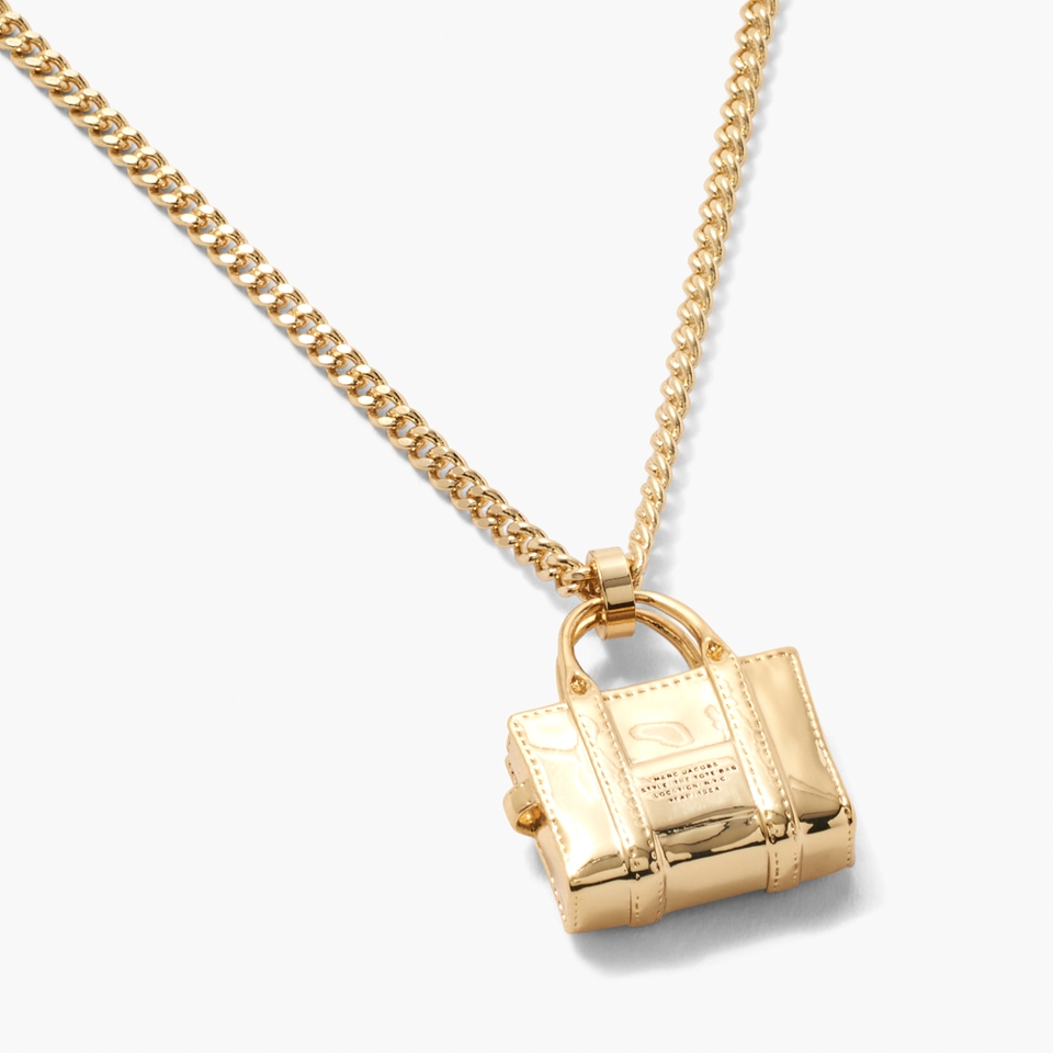 Marc Jacobs The Tote Bag Gold-Plated Necklace