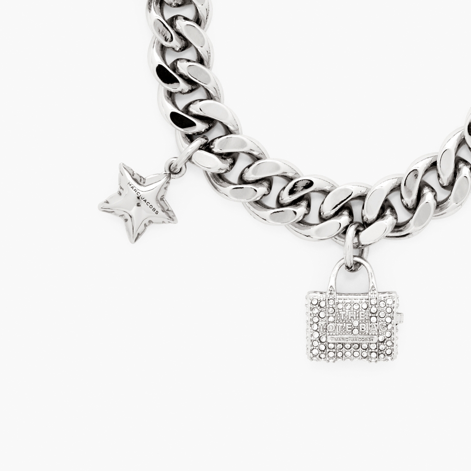 Marc Jacobs Mini Icon Pave Charm Bracelet