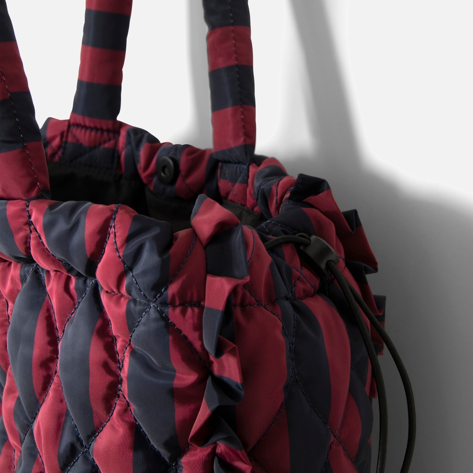 Damson Madder Recycled Striped Tote Bag