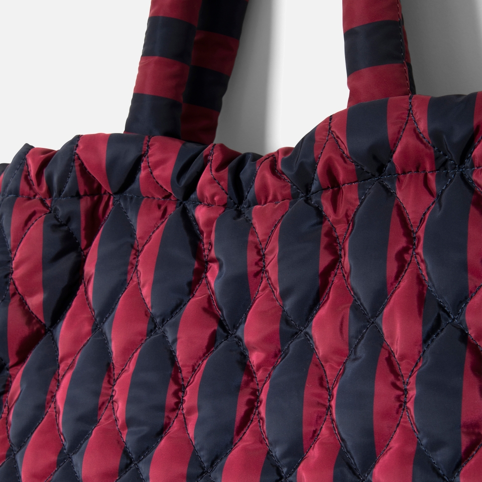 Damson Madder Recycled Striped Tote Bag