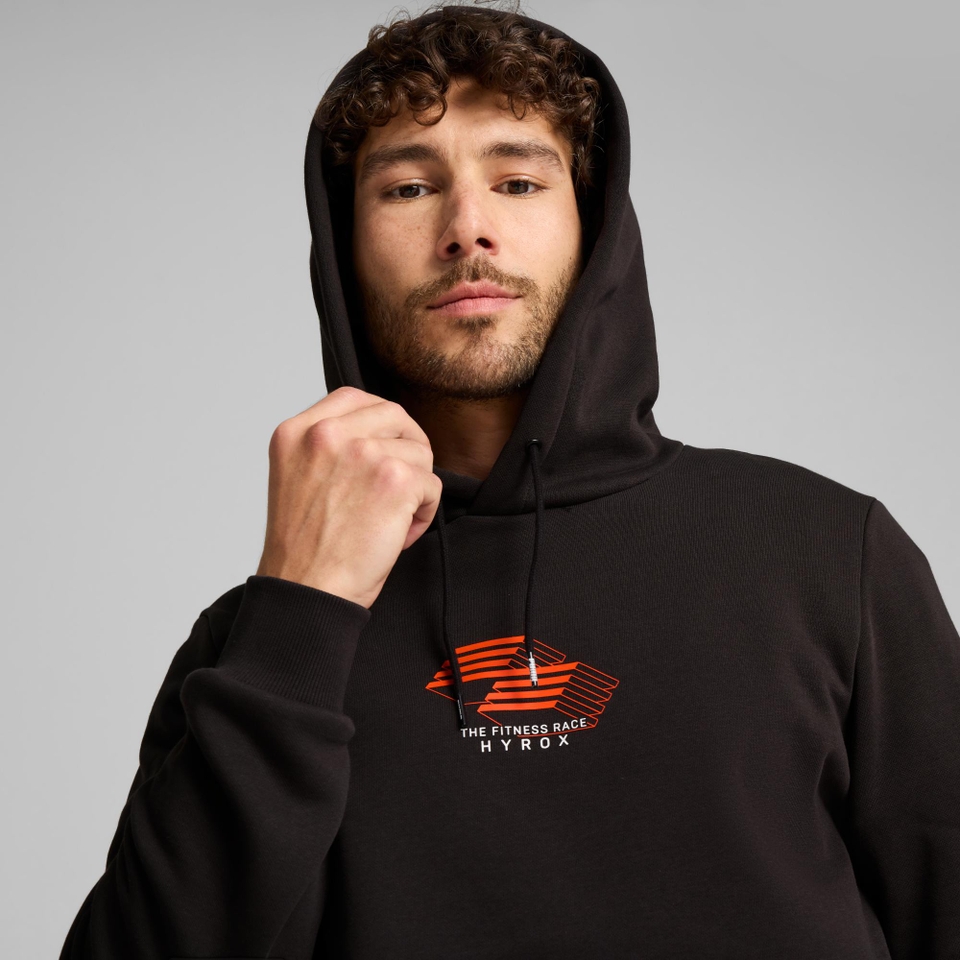 PUMA x HYROX Graphic Hoodie - Men's - Black