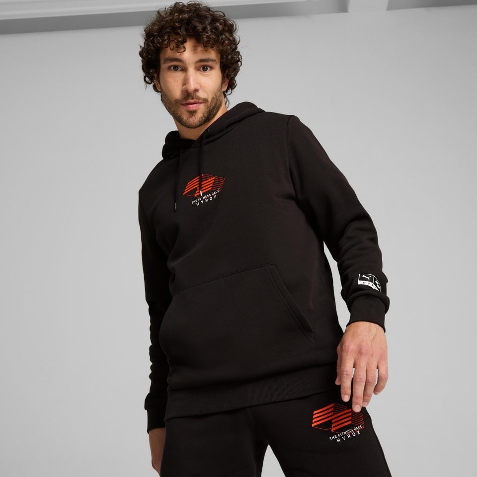 PUMA x HYROX Graphic Hoodie - Men's - Black