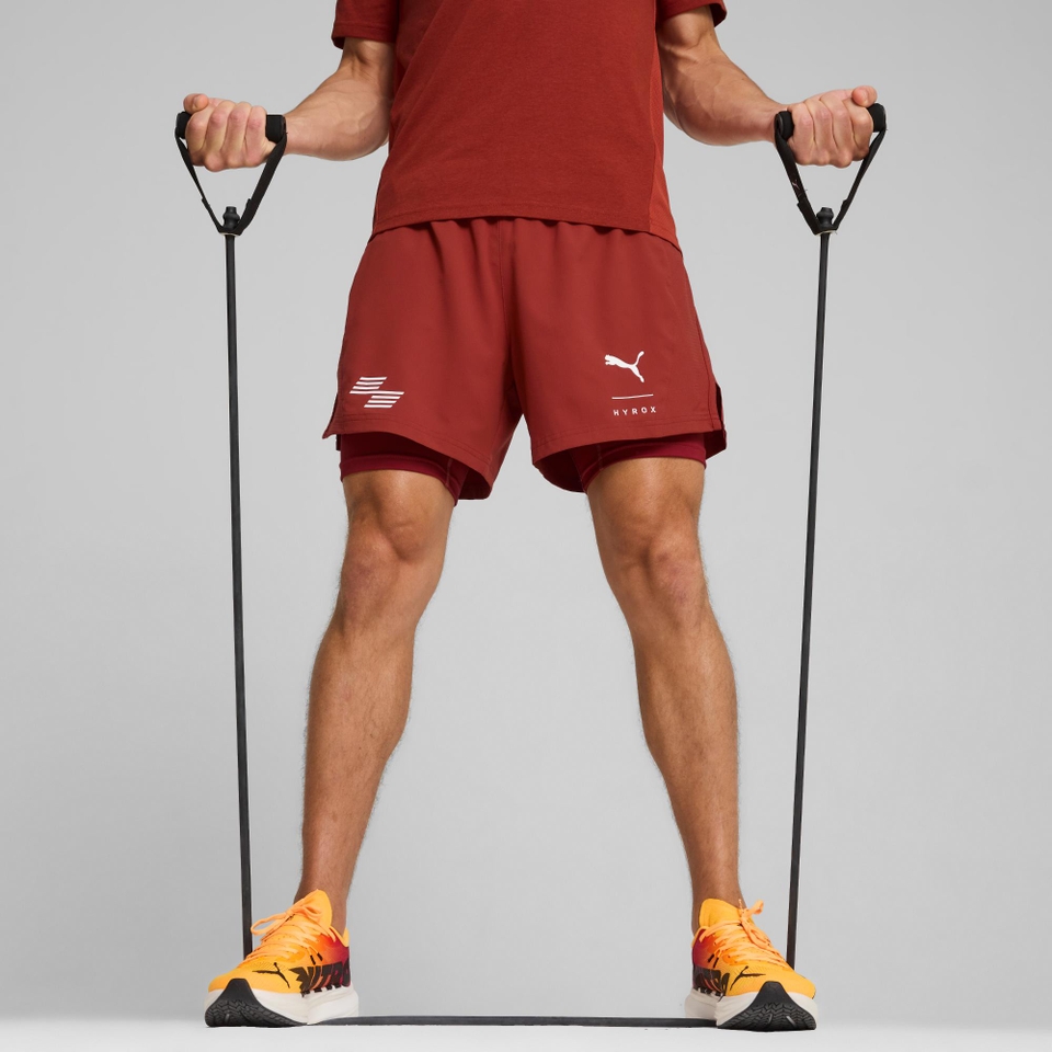 PUMA x HYROX Ultraweave 2in1 Shorts - Men's - Red