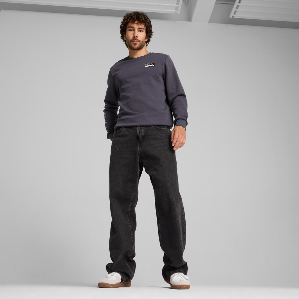 PUMA x HYROX Graphic Crew - Men's - Grey