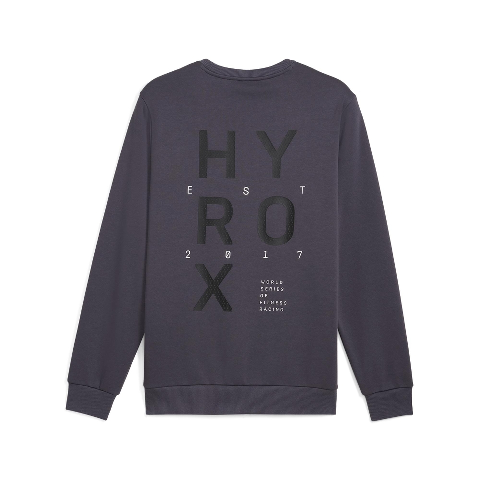 PUMA x HYROX Graphic Crew - Men's - Grey