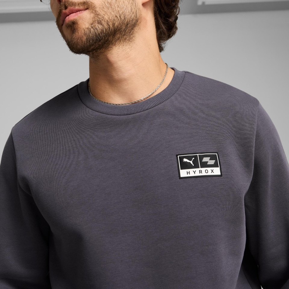 PUMA x HYROX Graphic Crew - Men's - Grey