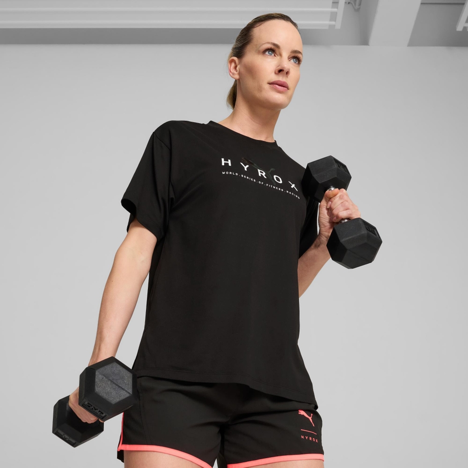 PUMA x HYROX Cloudspun Tee - Women's - Black