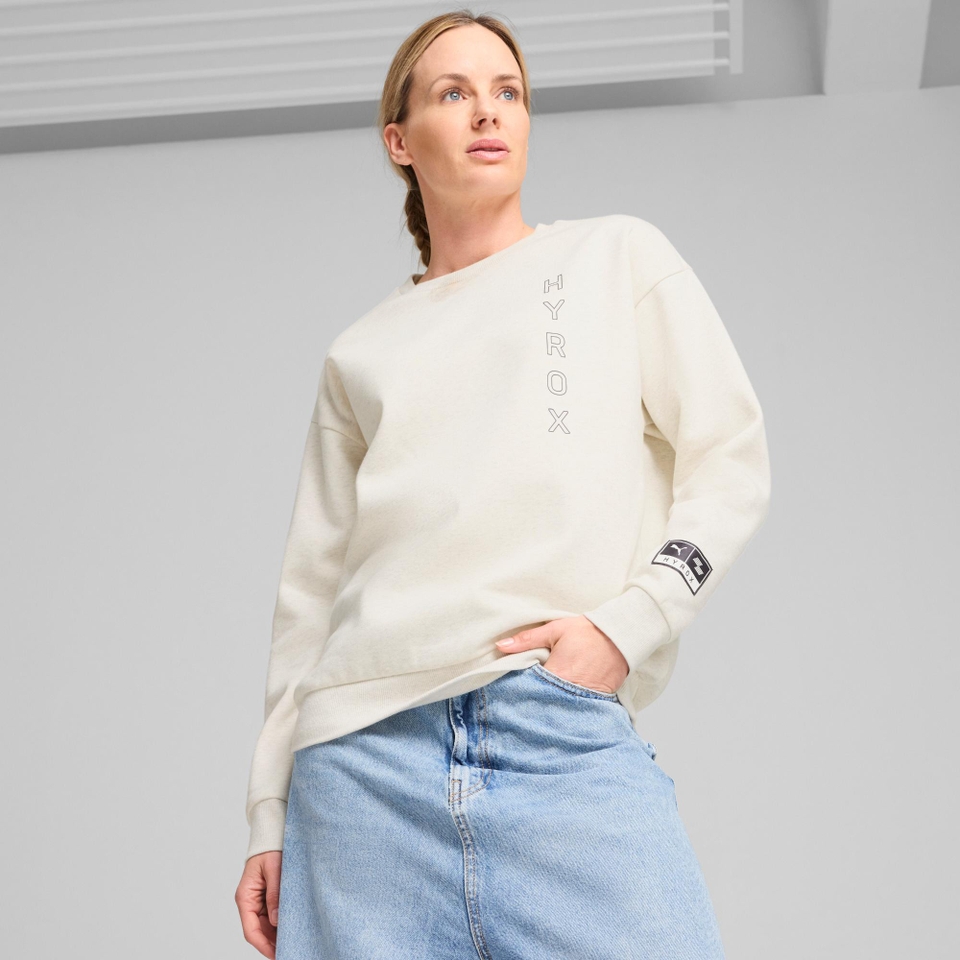 PUMA x HYROX Graphic Crew - Women's - White