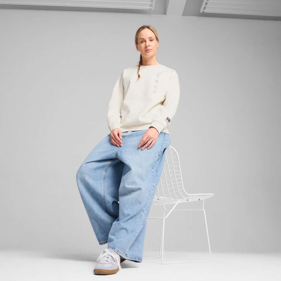 PUMA x HYROX Graphic Crew - Women's - White