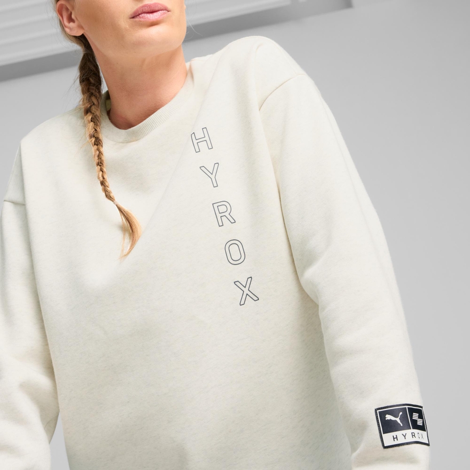 PUMA x HYROX Graphic Crew - Women's - White
