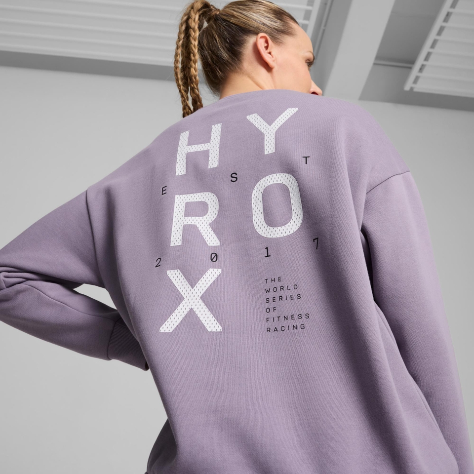 PUMA x HYROX Graphic Crew - Women's - Purple