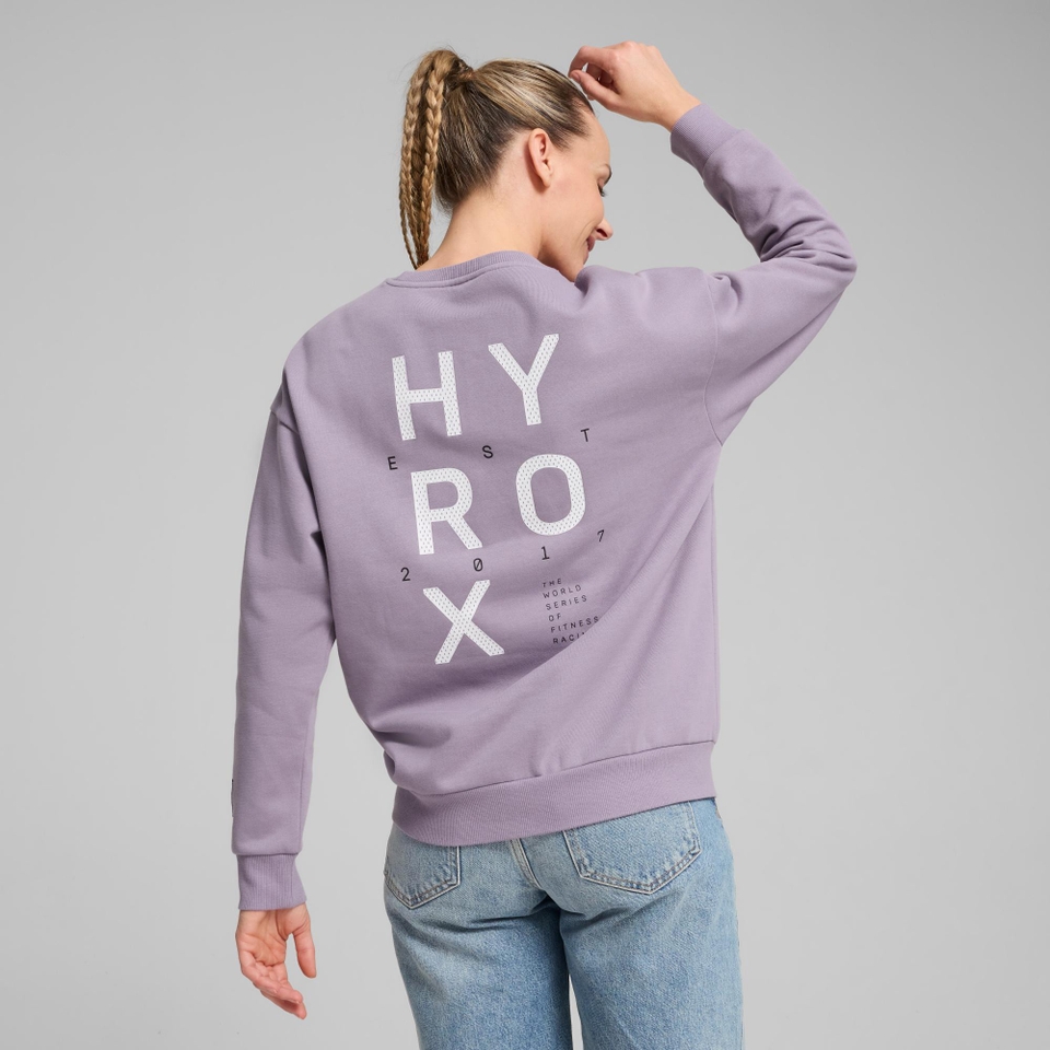 PUMA x HYROX Graphic Crew - Women's - Purple
