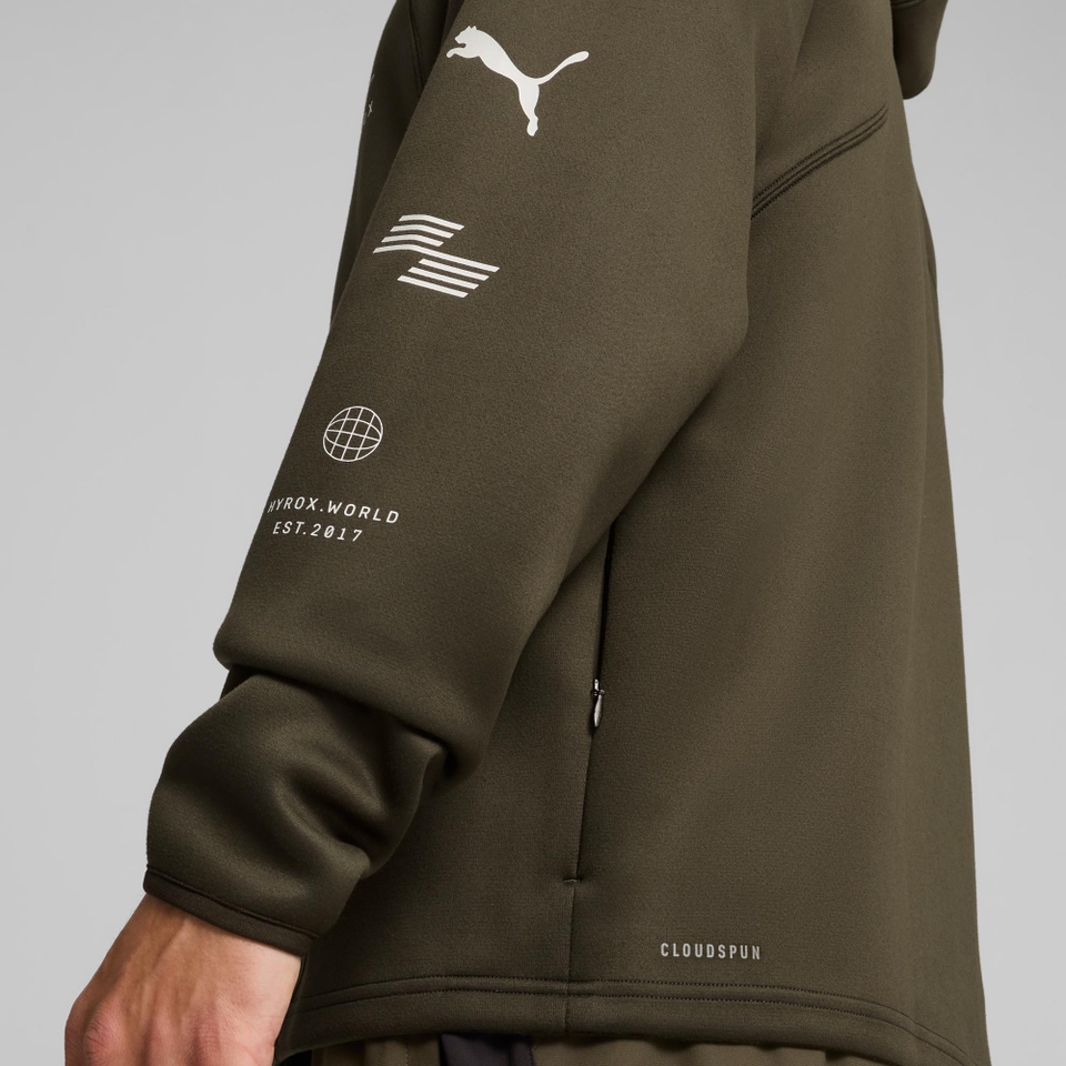 PUMA x HYROX Cloudspun TechBL Jacket - Men's - Green