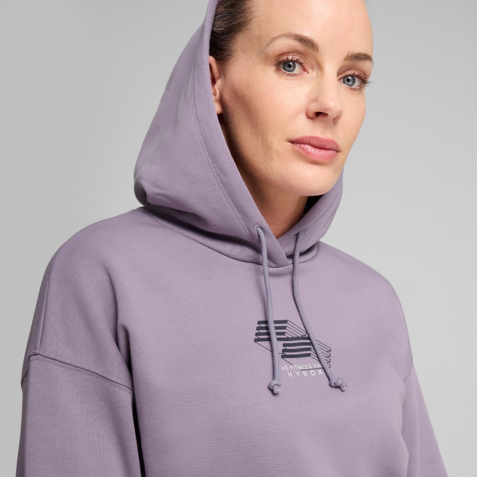 PUMA x HYROX Cropped Hoodie - Women's - Purple