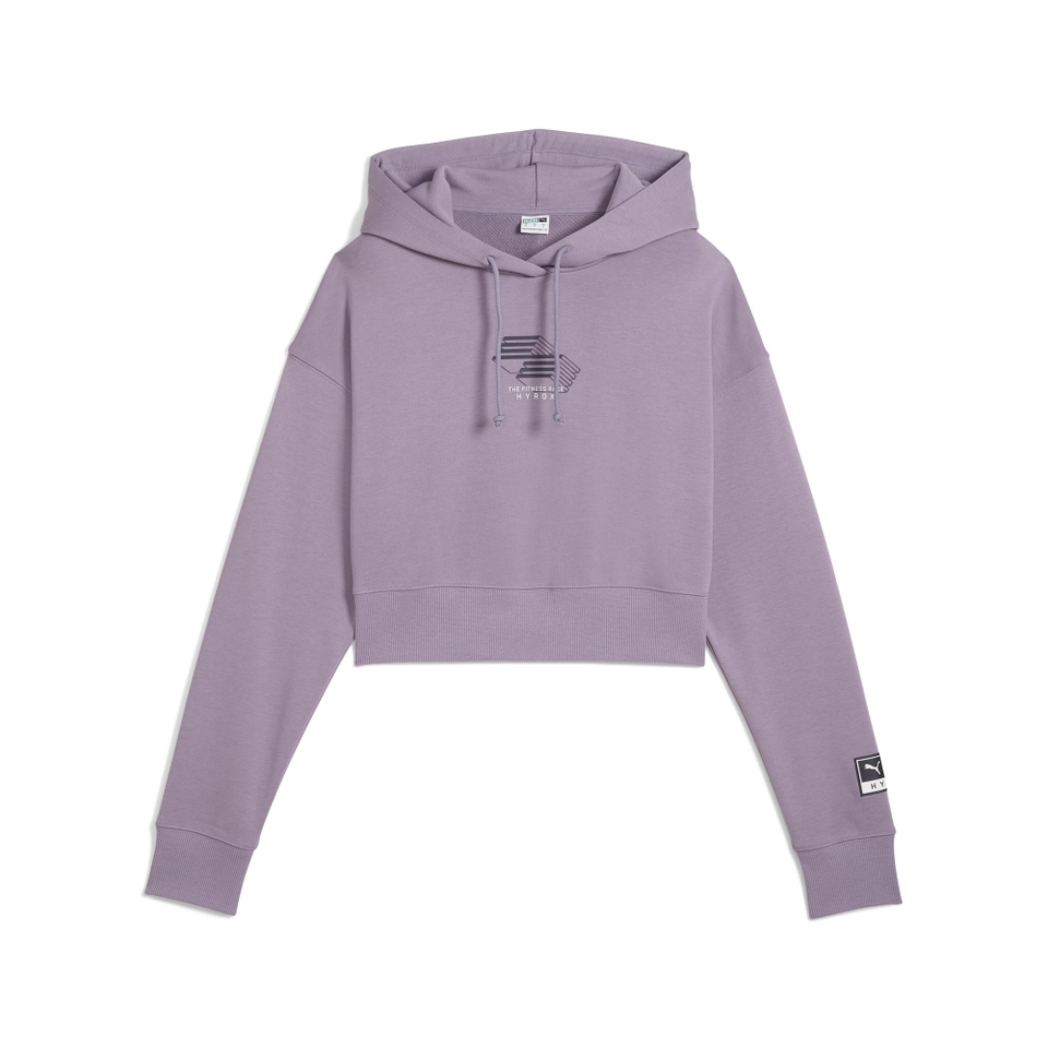 PUMA x HYROX Cropped Hoodie - Women's - Purple