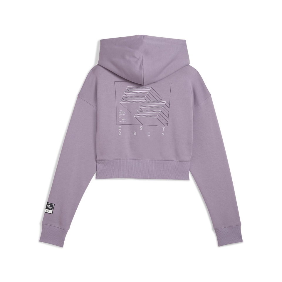 PUMA x HYROX Cropped Hoodie - Women's - Purple