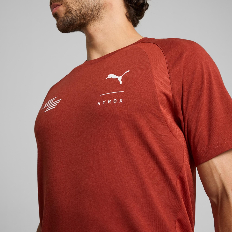 PUMA x HYROX Triblend Tee - Men's - Red