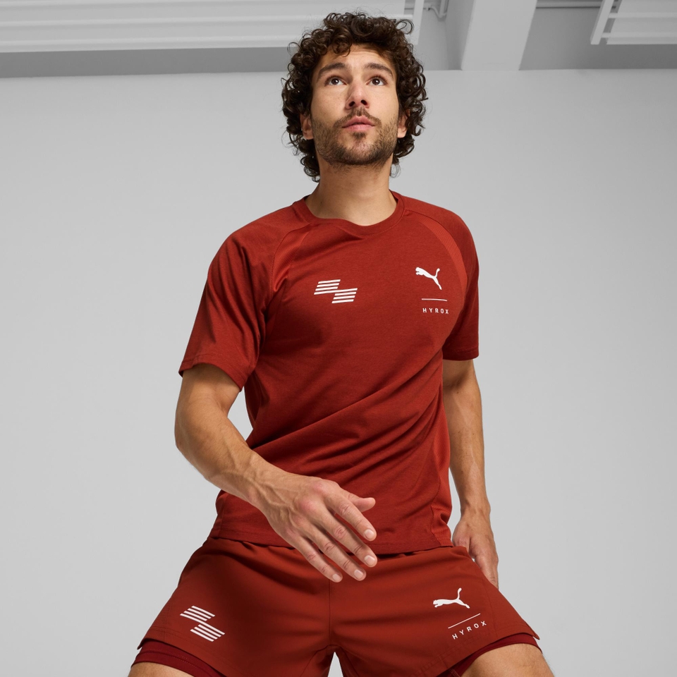 PUMA x HYROX Triblend Tee - Men's - Red
