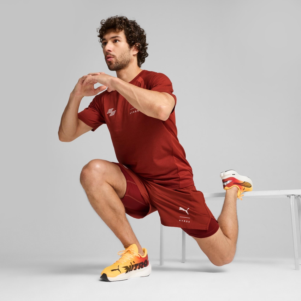 PUMA x HYROX Triblend Tee - Men's - Red