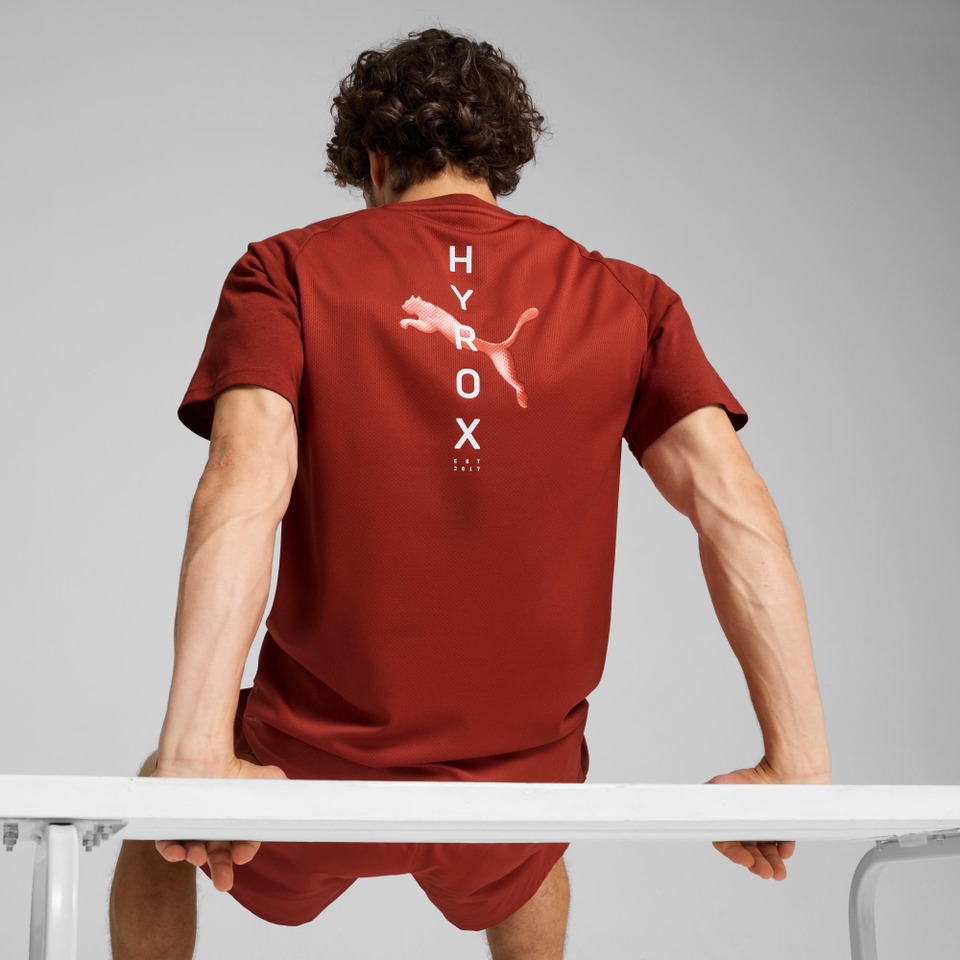 PUMA x HYROX Triblend Tee - Men's - Red