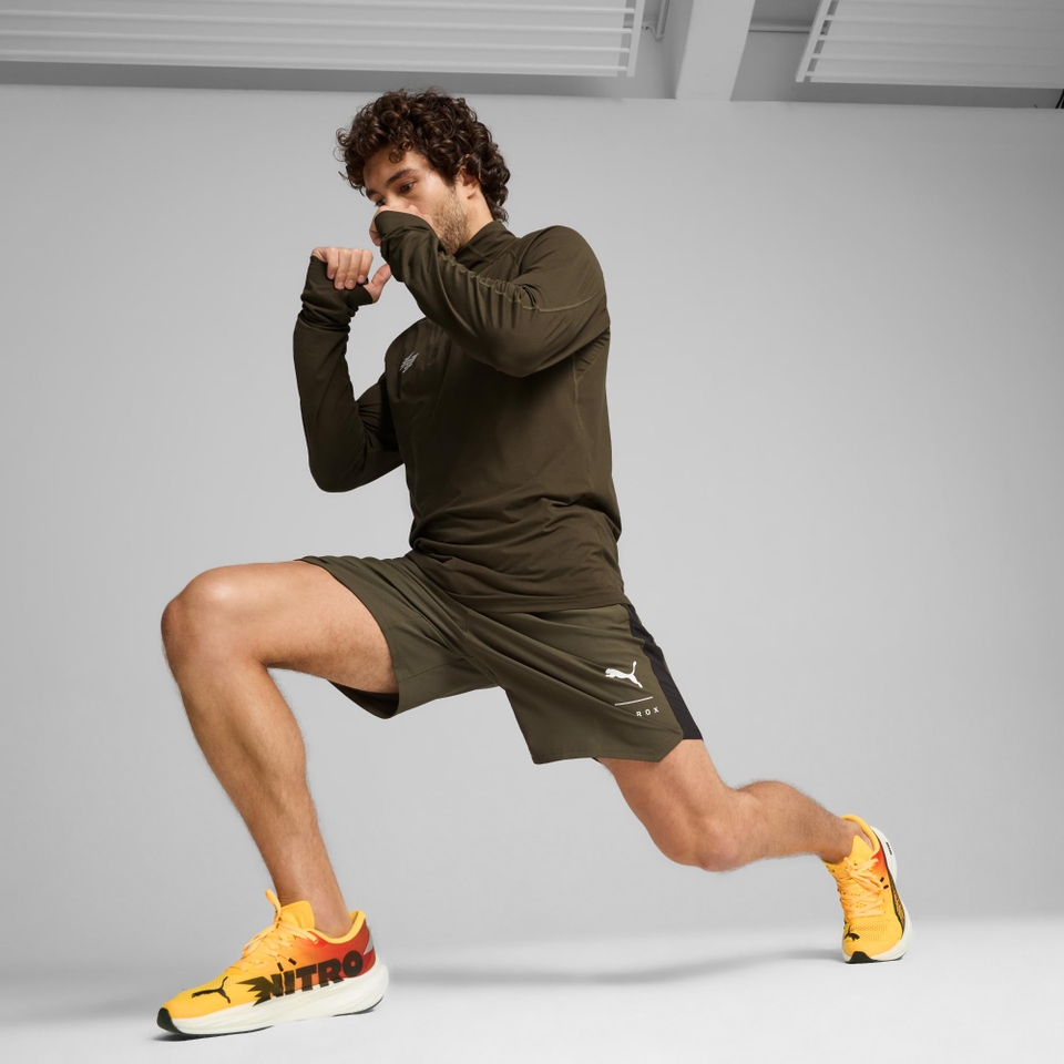 PUMA x HYROX Run Cloudspun 1/4 Zip - Men's - Green