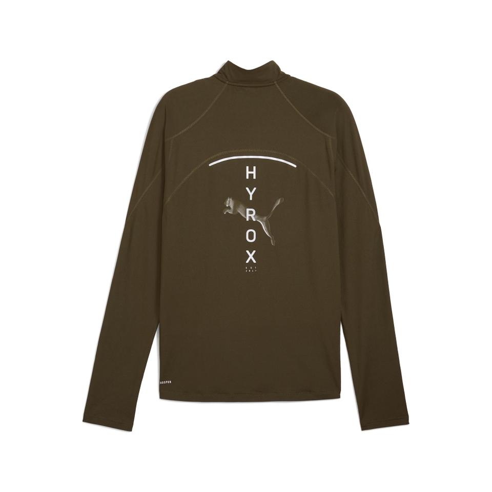 PUMA x HYROX Run Cloudspun 1/4 Zip - Men's - Green