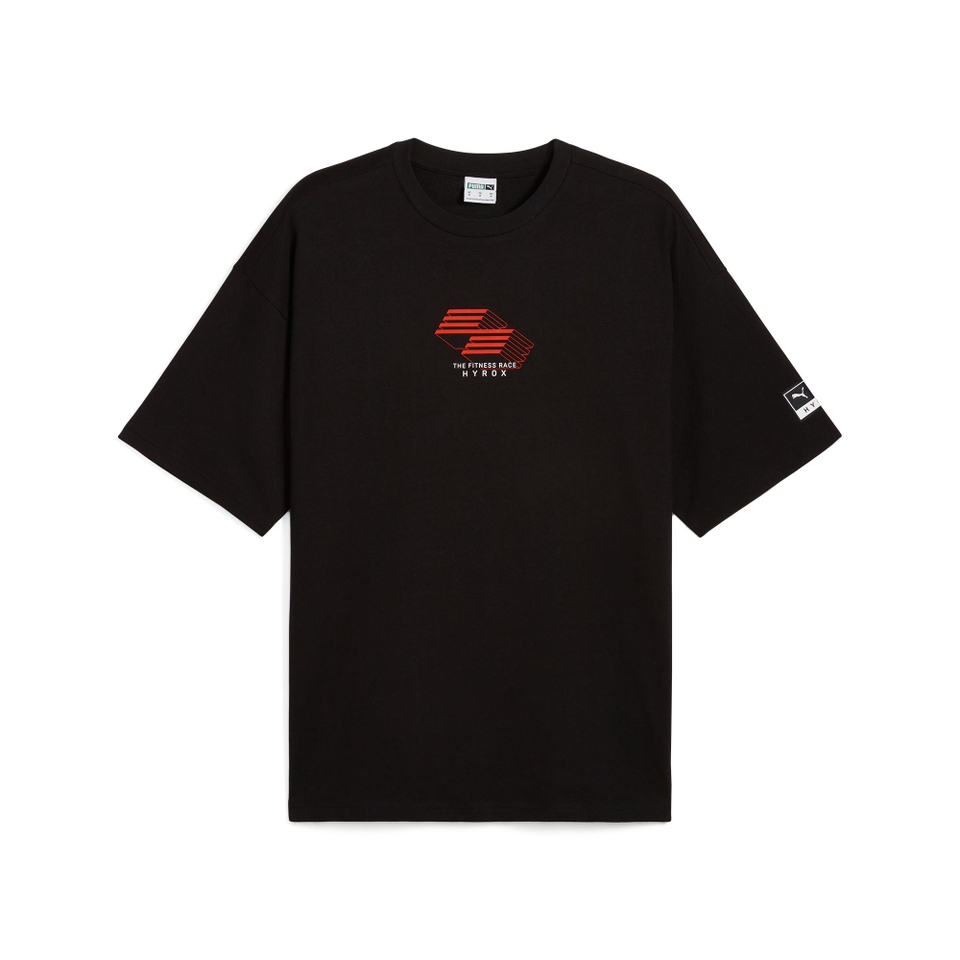PUMA x HYROX Oversized Graphic Tee - Men's - Black