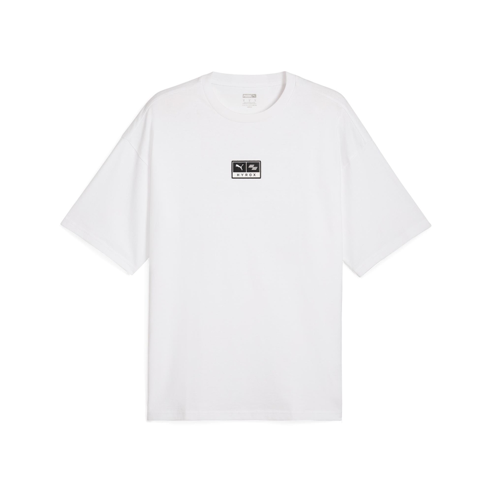 PUMA x HYROX Oversized Graphic Tee - Men's - White