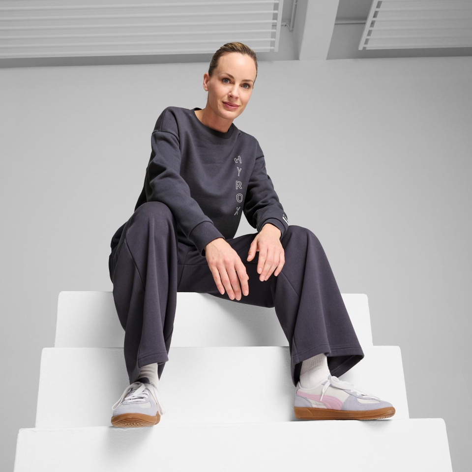 PUMA x HYROX Graphic Crew - Women's - Grey