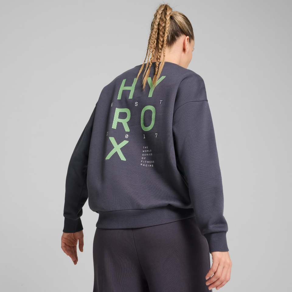 PUMA x HYROX Graphic Crew - Women's - Grey