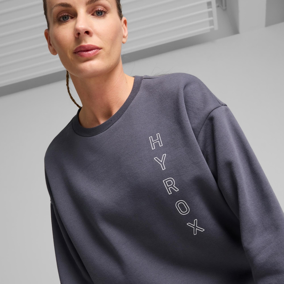 PUMA x HYROX Graphic Crew - Women's - Grey