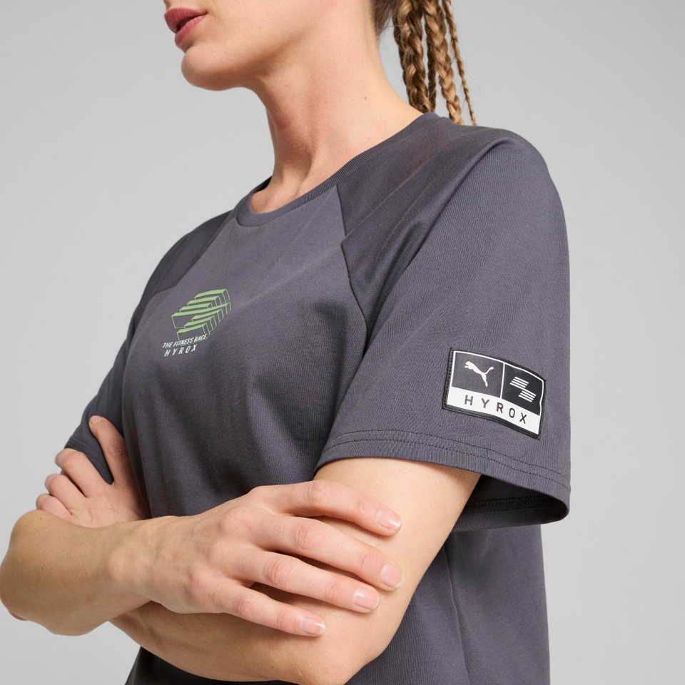 PUMA x HYROX Motion Cat Tee - Women's - Grey
