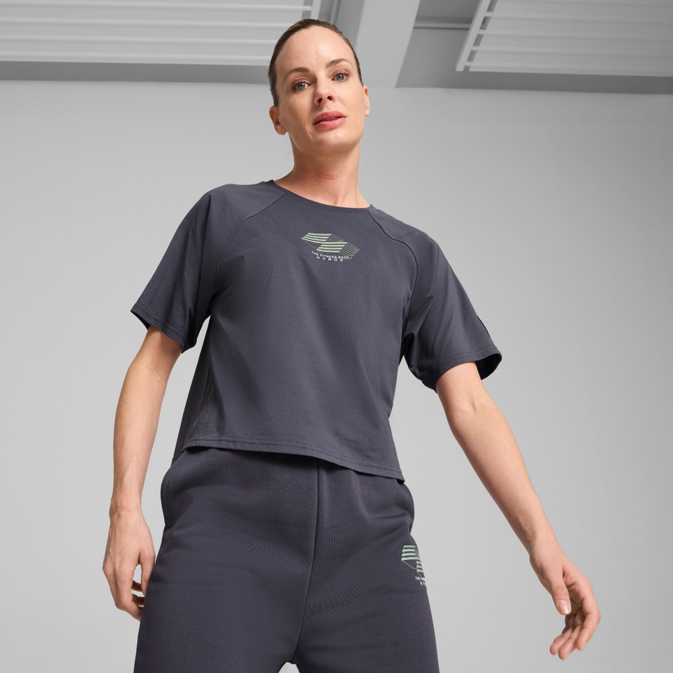 PUMA x HYROX Motion Cat Tee - Women's - Grey